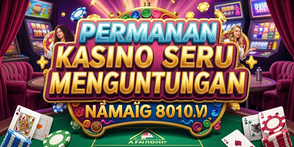 Tampilan menarik gameplay 8180 dengan meja permainan kasino.