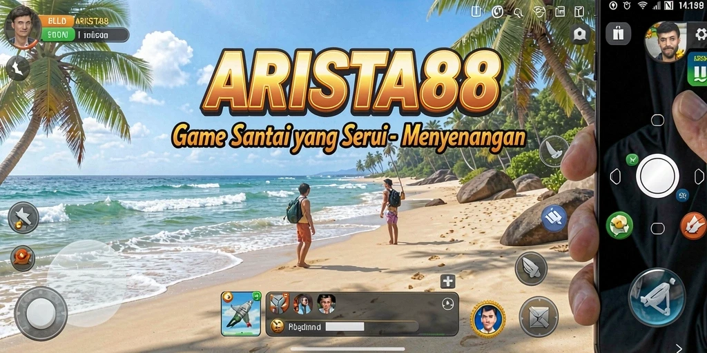 Tampilan gameplay ARISTA88 yang seru dan penuh warna.