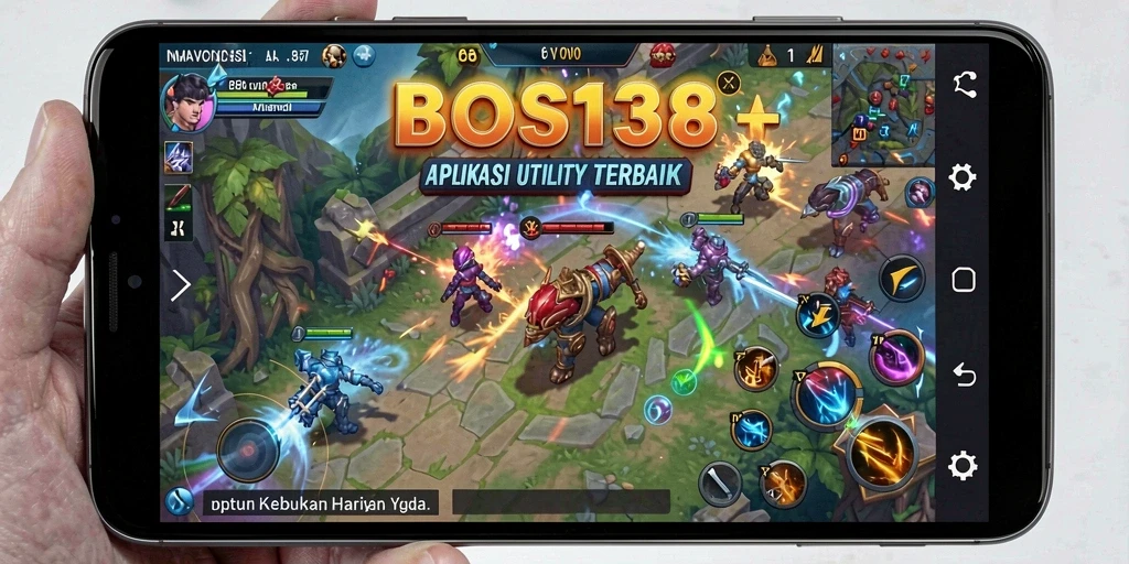 Tampilan utama aplikasi BOS138 dengan fitur beragam untuk kebutuhan Utility.