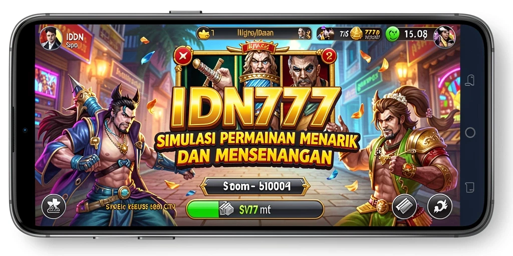 Tangkapan layar utama <strong>IDN777</strong> menampilkan pengalaman gameplay simulasi yang menengangkan.