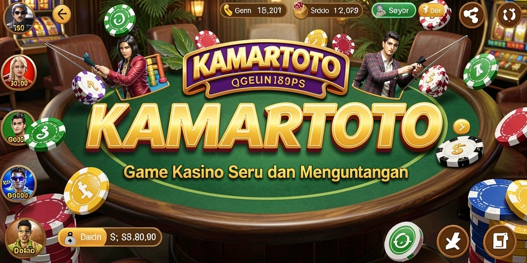 Screenshot gameplay KAMARTOTO yang menampilkan keseruan permainan Kasino.