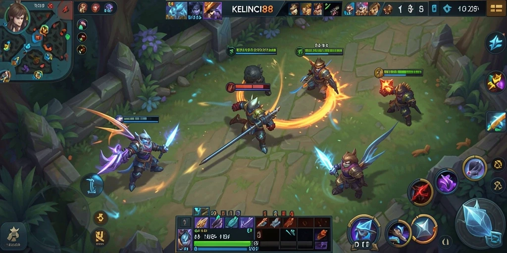 Tampilan menawan dari gameplay KELINCI88 dengan aksi strategis.