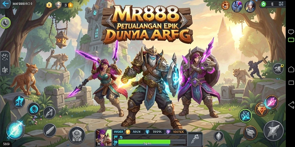 Gameplay seru MR888 dengan pertarungan yang mendebarkan dan eksplorasi mendalam.