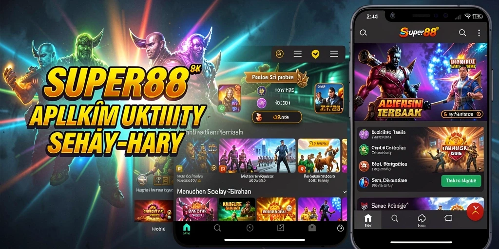 Tampilan antarmuka SUPER88 yang sederhana dan fungsional.