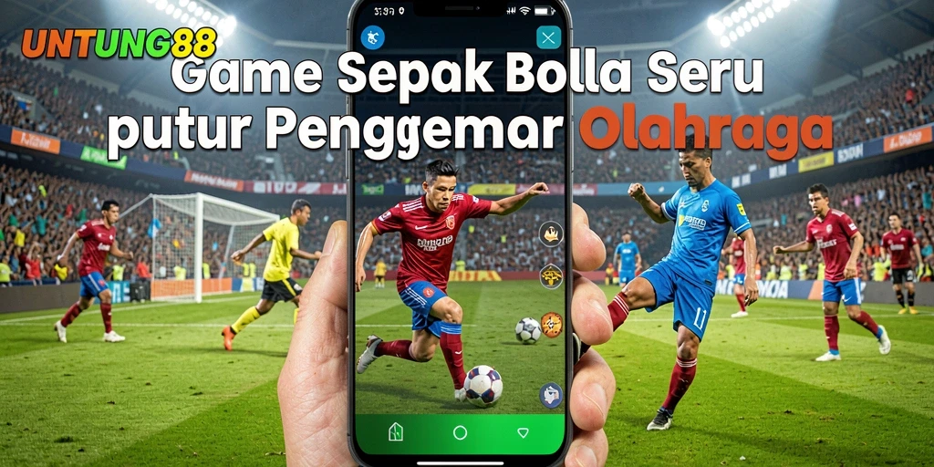 Tampilan gameplay seru dalam UNTUNG88 saat bertanding di lapangan.