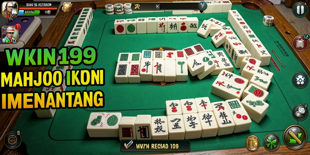 Tampilan gameplay Mahjong yang seru dan menantang di WIN199.