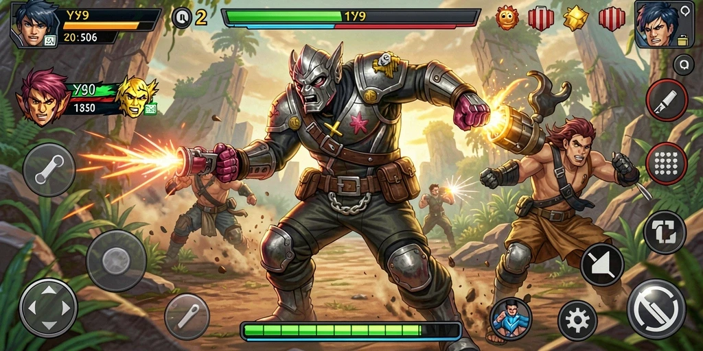 Tampilan gameplay seru dari Y89 dengan aksi mendebarkan dan grafis menawan.
